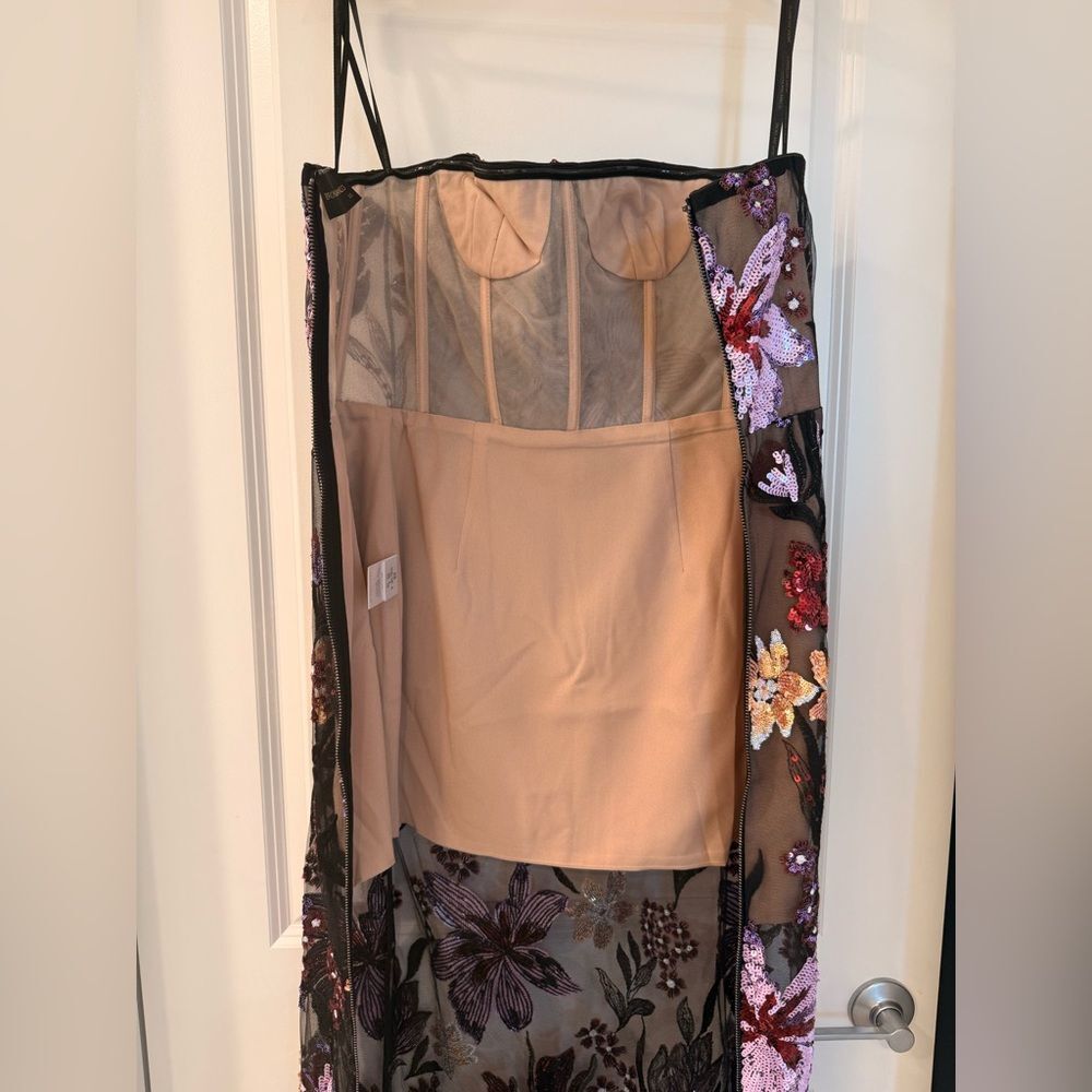 NWOT BRONX AND BANCO Dahlia Maxi Dress in Purple Multi, wedding guest gown - Picture 13 of 14